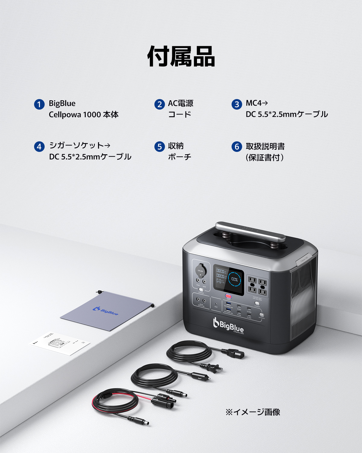 CellPowa1000 付属品